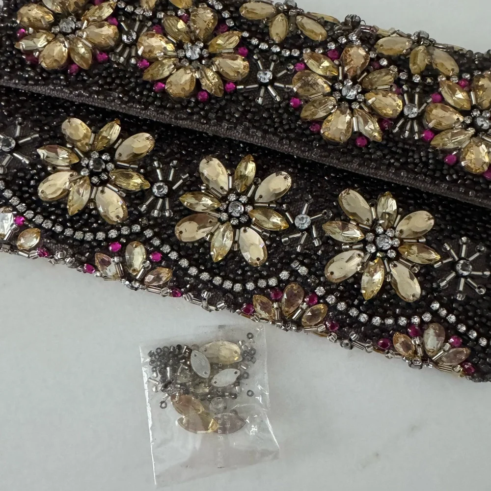 Anthropologie beaded envelope